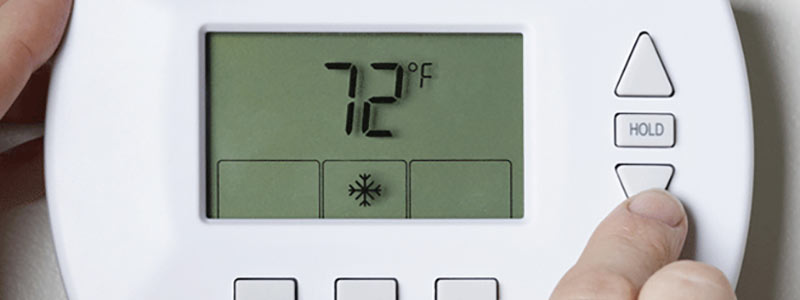 Adjust your thermostat