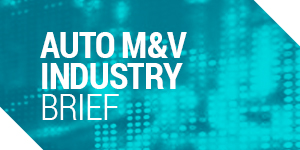 Auto M&amp;V Industry Brief