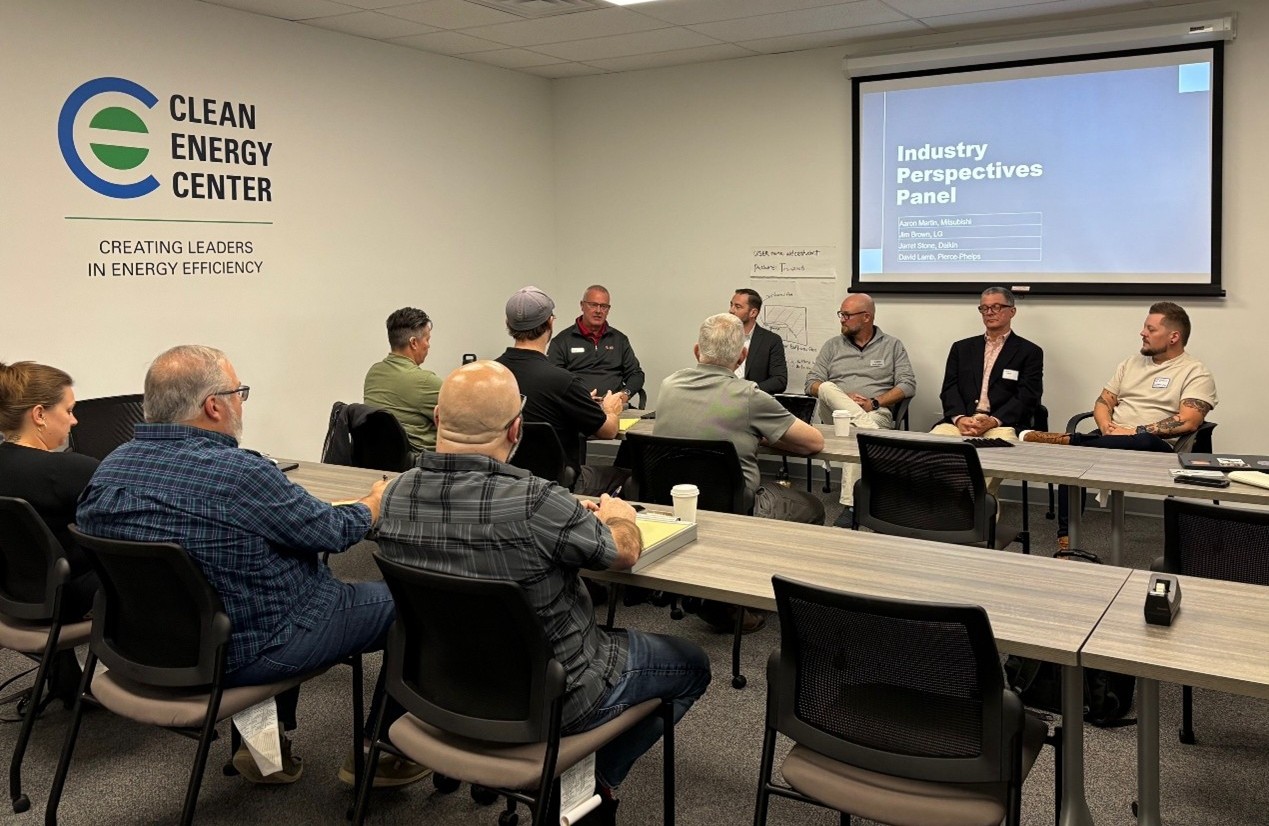 photo of PA workshops, attendees watching and listening to presenters