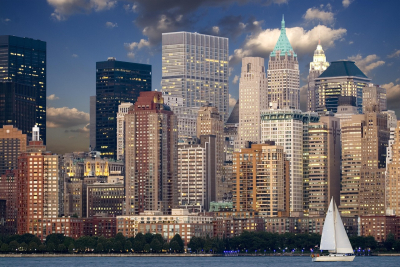 ""New York City skyline