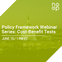 Policy Framework Webinar Series Cost-Benefit Tests