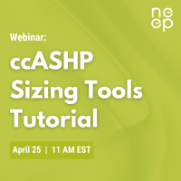 ccASHP Sizing Tools Tutorial