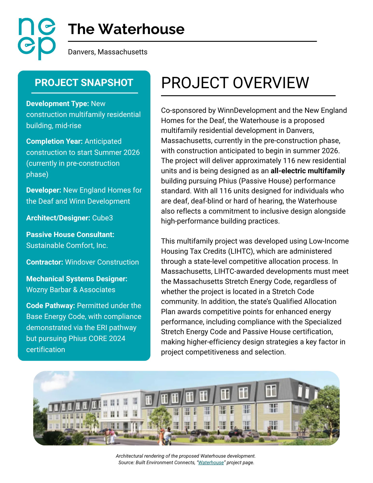 Front page of report