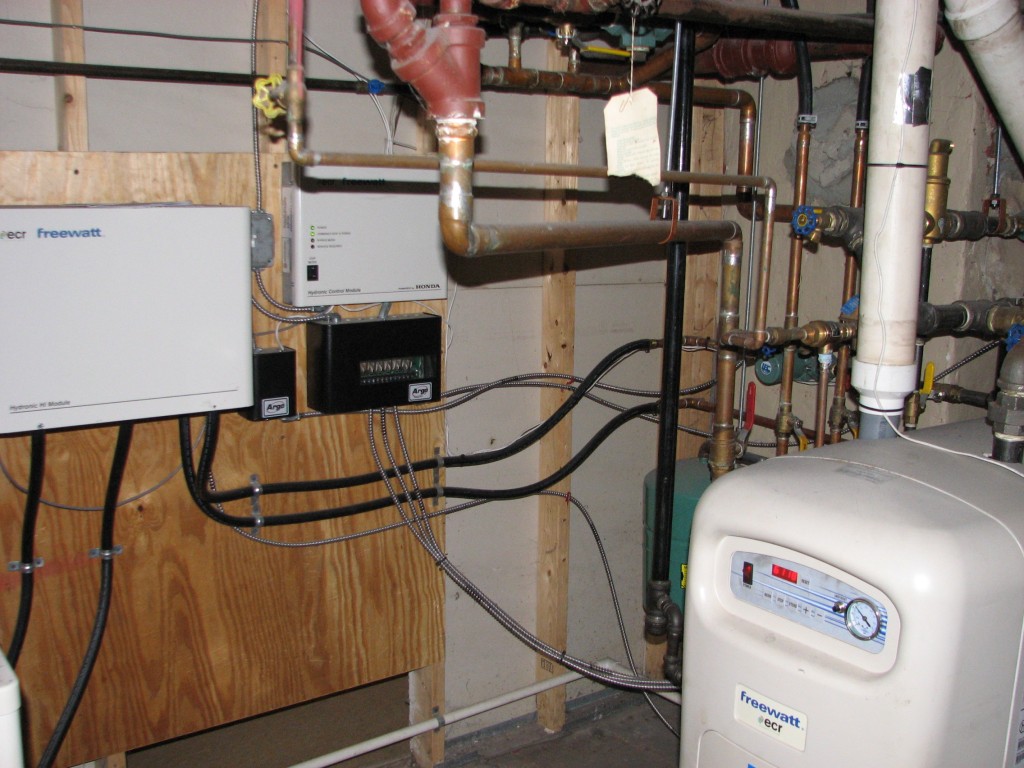 The Freewatt Micro-CHP unit at Dismas House provides hot water and electricity for the homeless shelter, saving energy and money. 